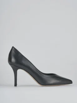 Décolleté tacco 7cm pelle nero