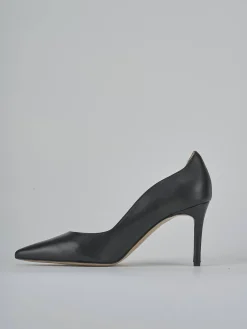 Décolleté tacco 7cm pelle nero