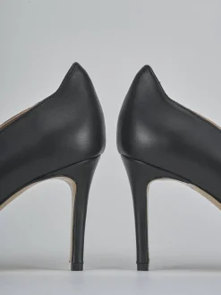 Décolleté tacco 7cm pelle nero