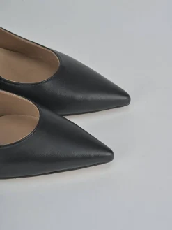 Décolleté tacco 7cm pelle nero