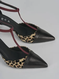 Décolleté tacco 7cm pelle nero