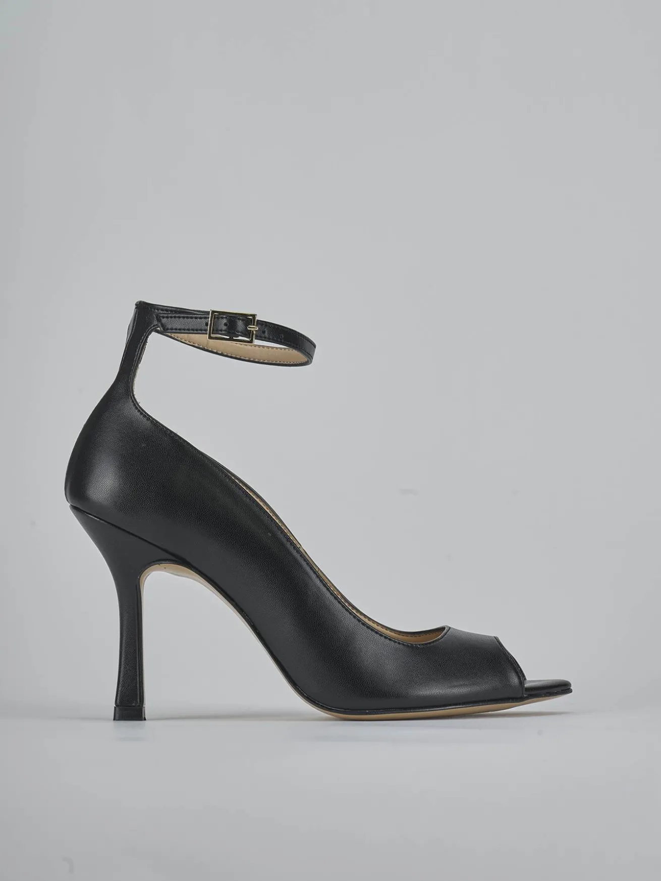 Décolleté tacco 9cm pelle nero