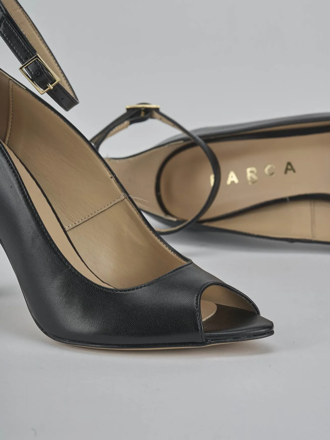 Décolleté tacco 9cm pelle nero