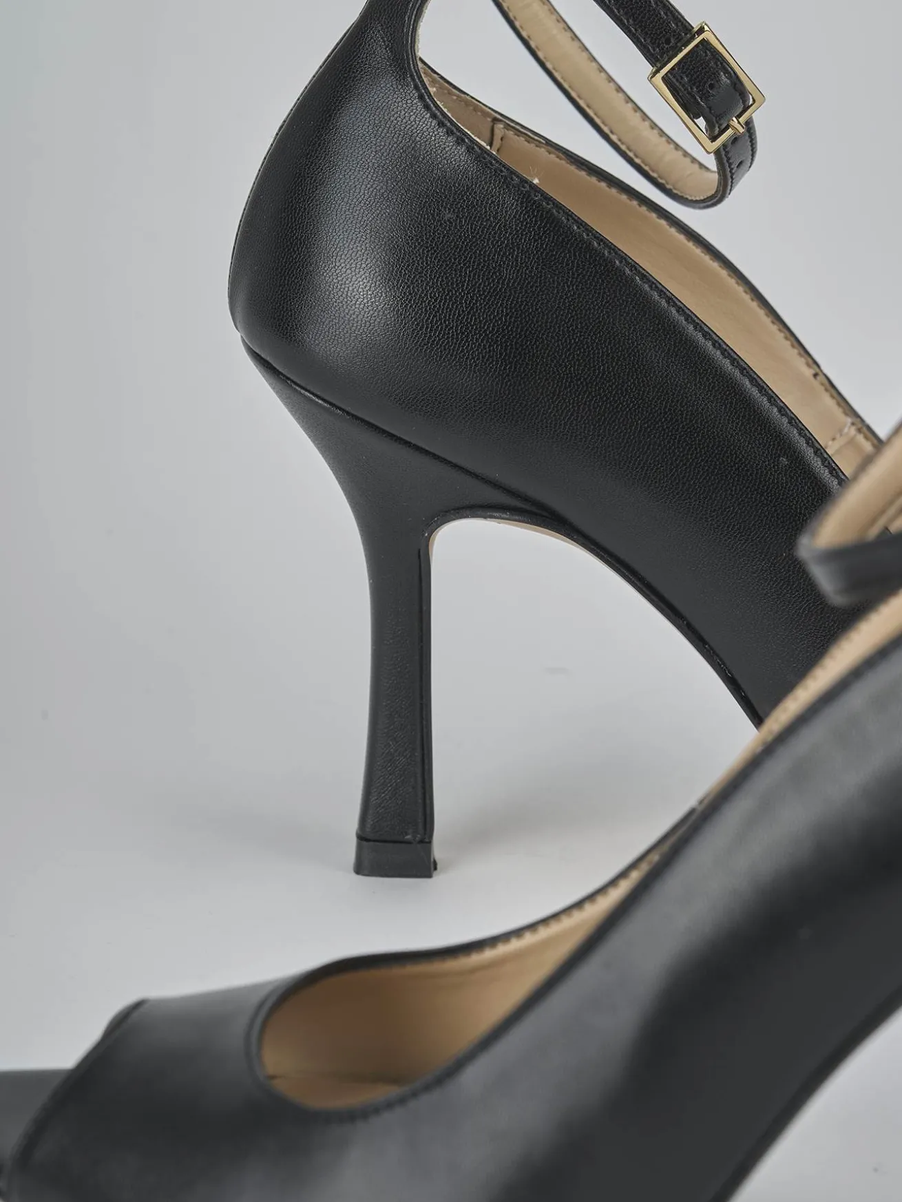 Décolleté tacco 9cm pelle nero