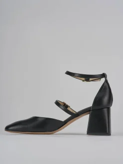 Décolleté tacco 6cm pelle nero