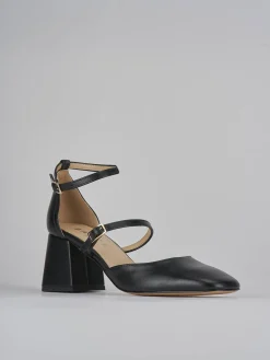 Décolleté tacco 6cm pelle nero