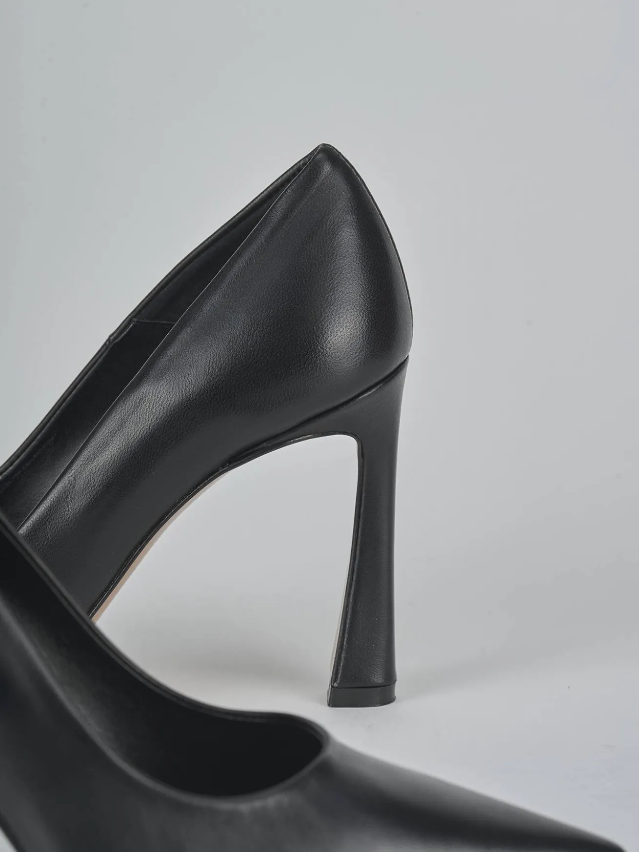Décolleté tacco 9cm pelle nero