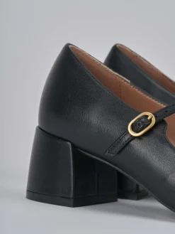 Décolleté tacco 5cm pelle nero