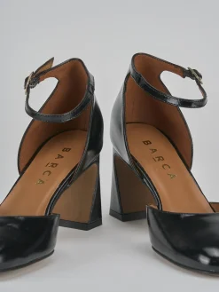 Décolleté tacco 7cm pelle nero