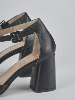 Décolleté tacco 7cm pelle nero