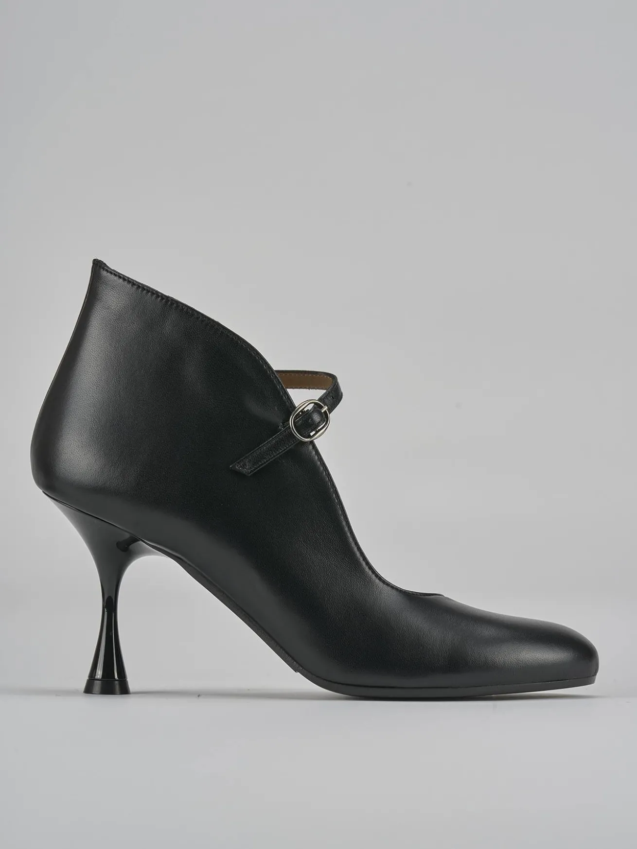 Décolleté tacco 8cm pelle nero