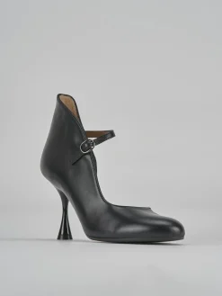 Décolleté tacco 8cm pelle nero
