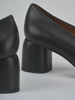 Décolleté tacco 6cm pelle nero