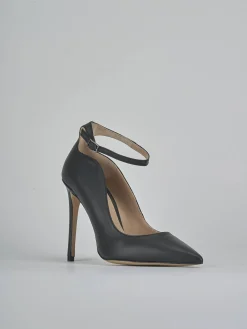 Décolleté tacco 10cm pelle nero