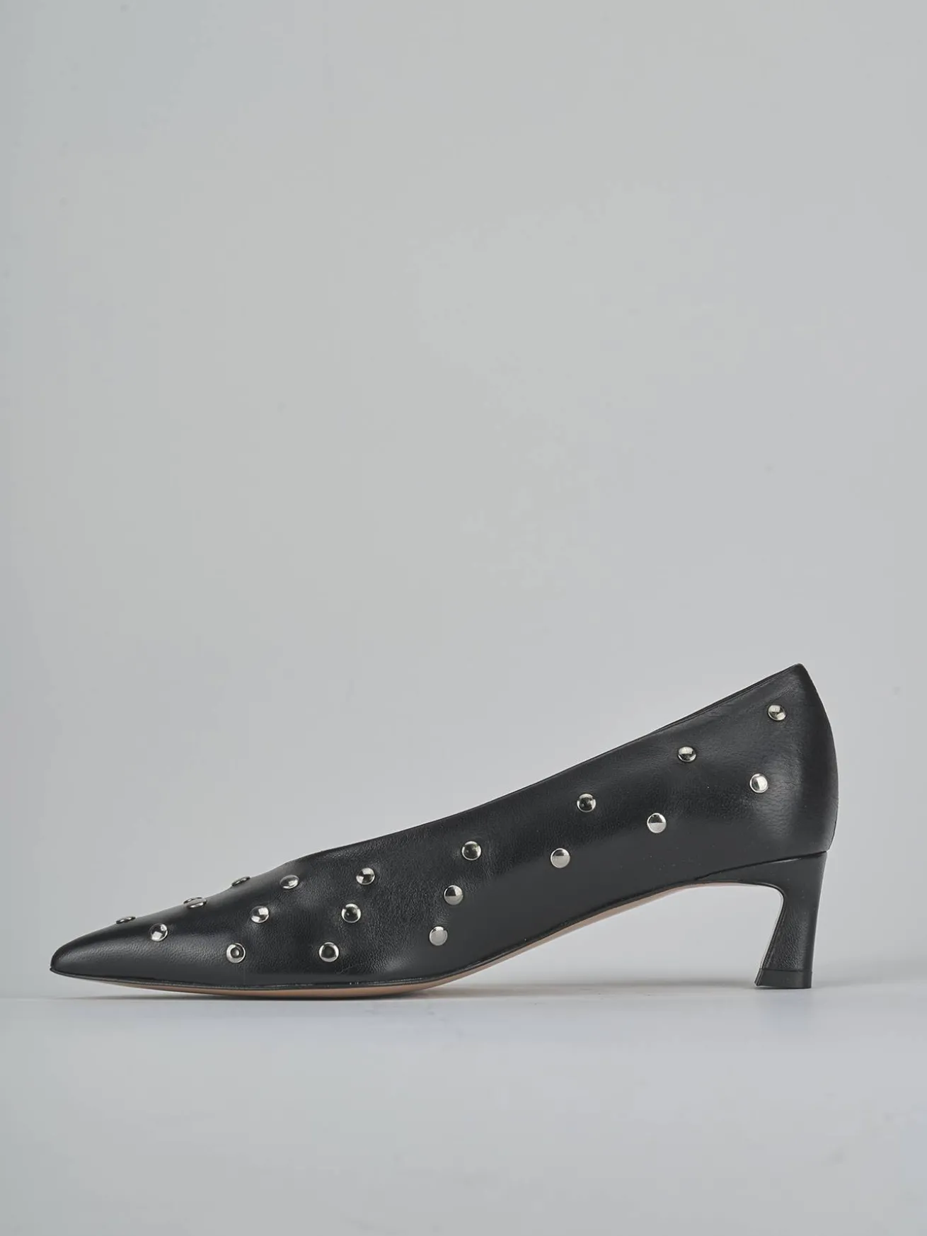 Décolleté tacco 5cm pelle nero