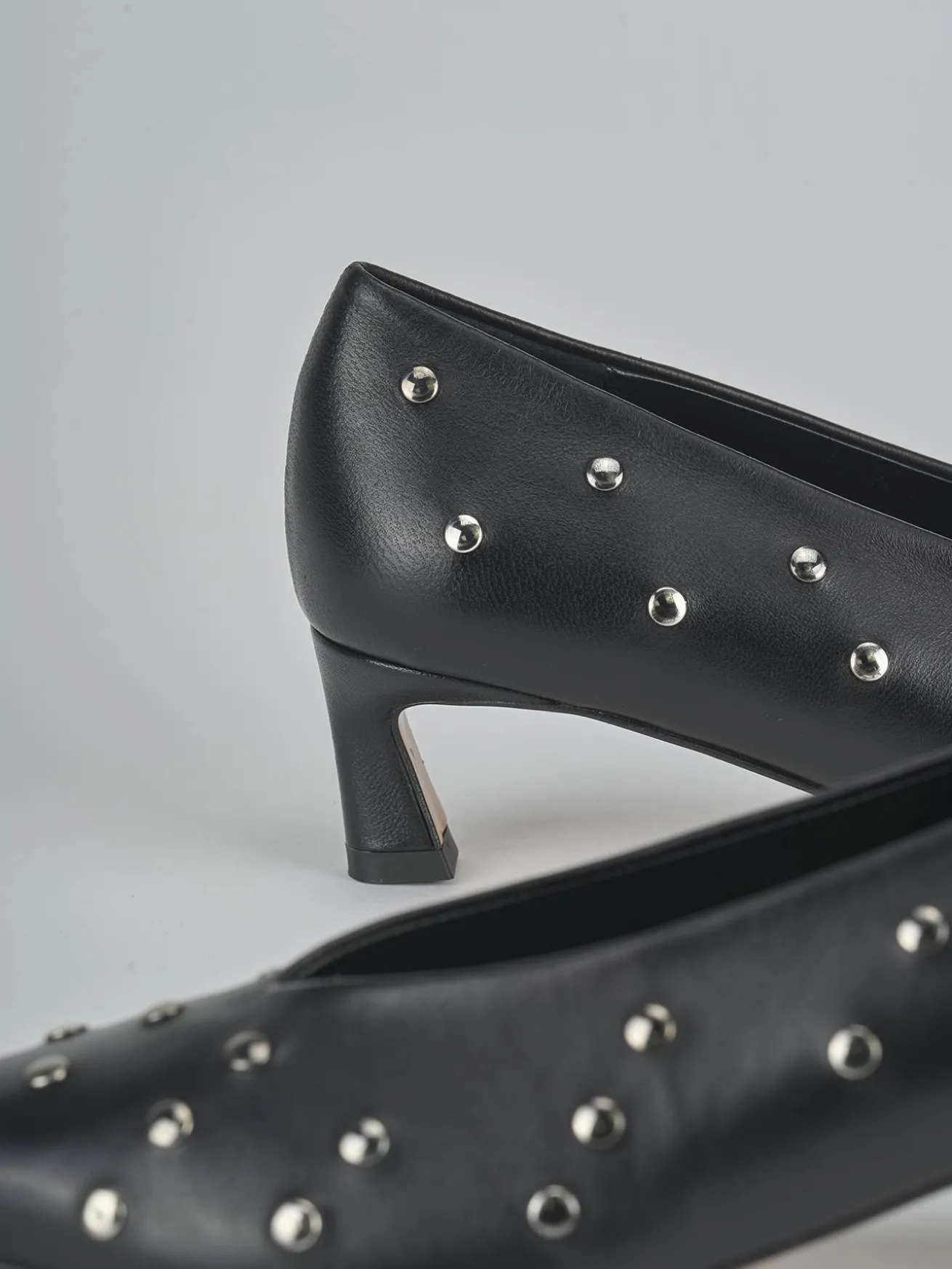 Décolleté tacco 5cm pelle nero