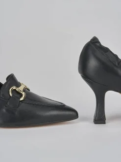 Décolleté tacco 7cm pelle nero