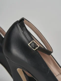 Décolleté tacco 9cm pelle nero