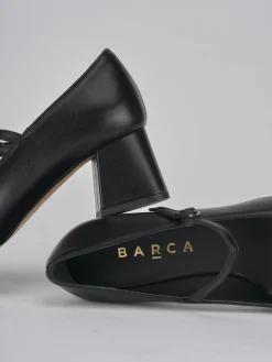 Décolleté tacco 5cm pelle nero