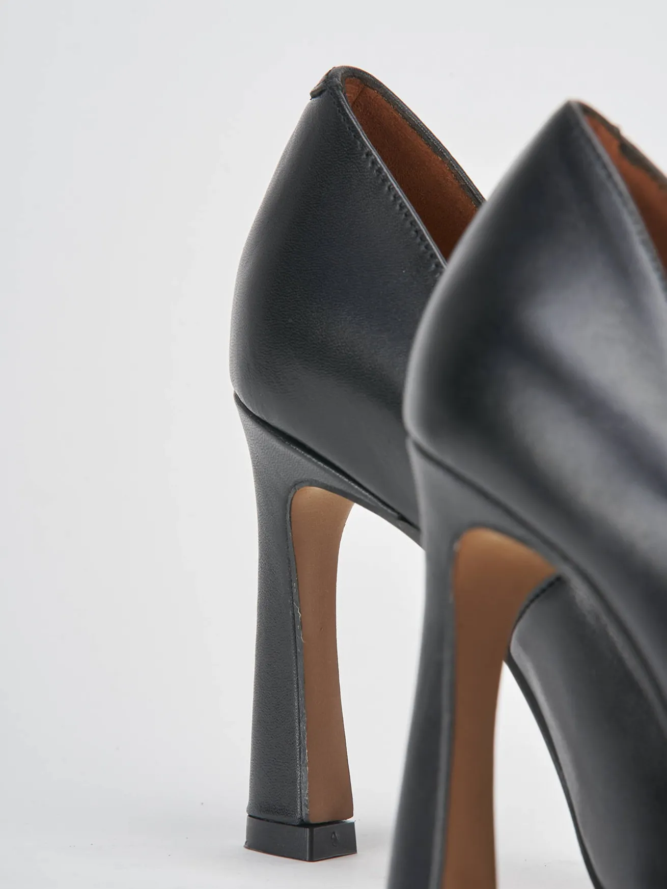 Décolleté tacco 10cm pelle nero