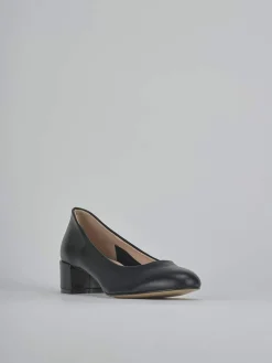 Décolleté tacco 4cm pelle nero