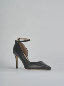 Décolleté tacco 7cm pelle nero