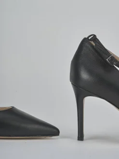 Décolleté tacco 7cm pelle nero