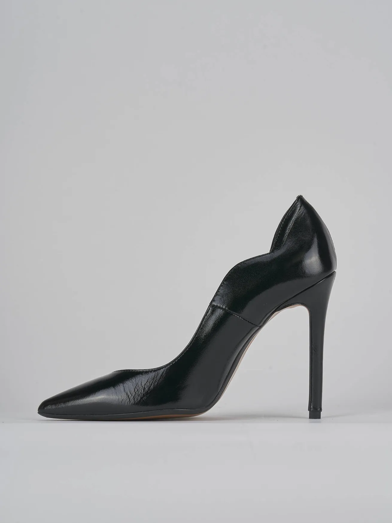 Décolleté tacco 10cm pelle nero