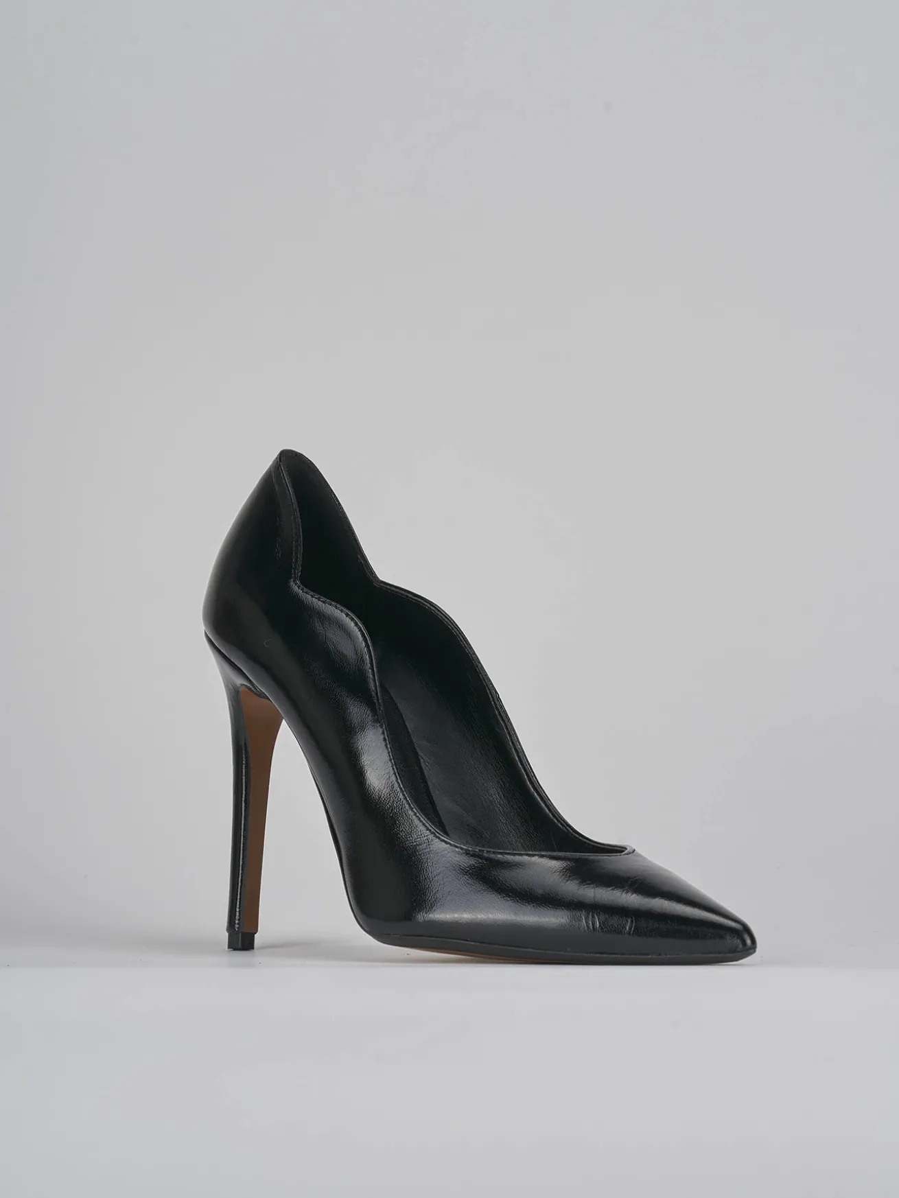 Décolleté tacco 10cm pelle nero