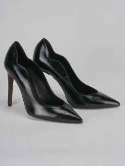 Décolleté tacco 10cm pelle nero