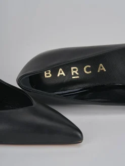 Décolleté tacco 7cm pelle nero