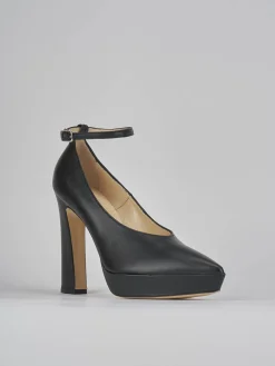 Décolleté tacco 11cm pelle nero