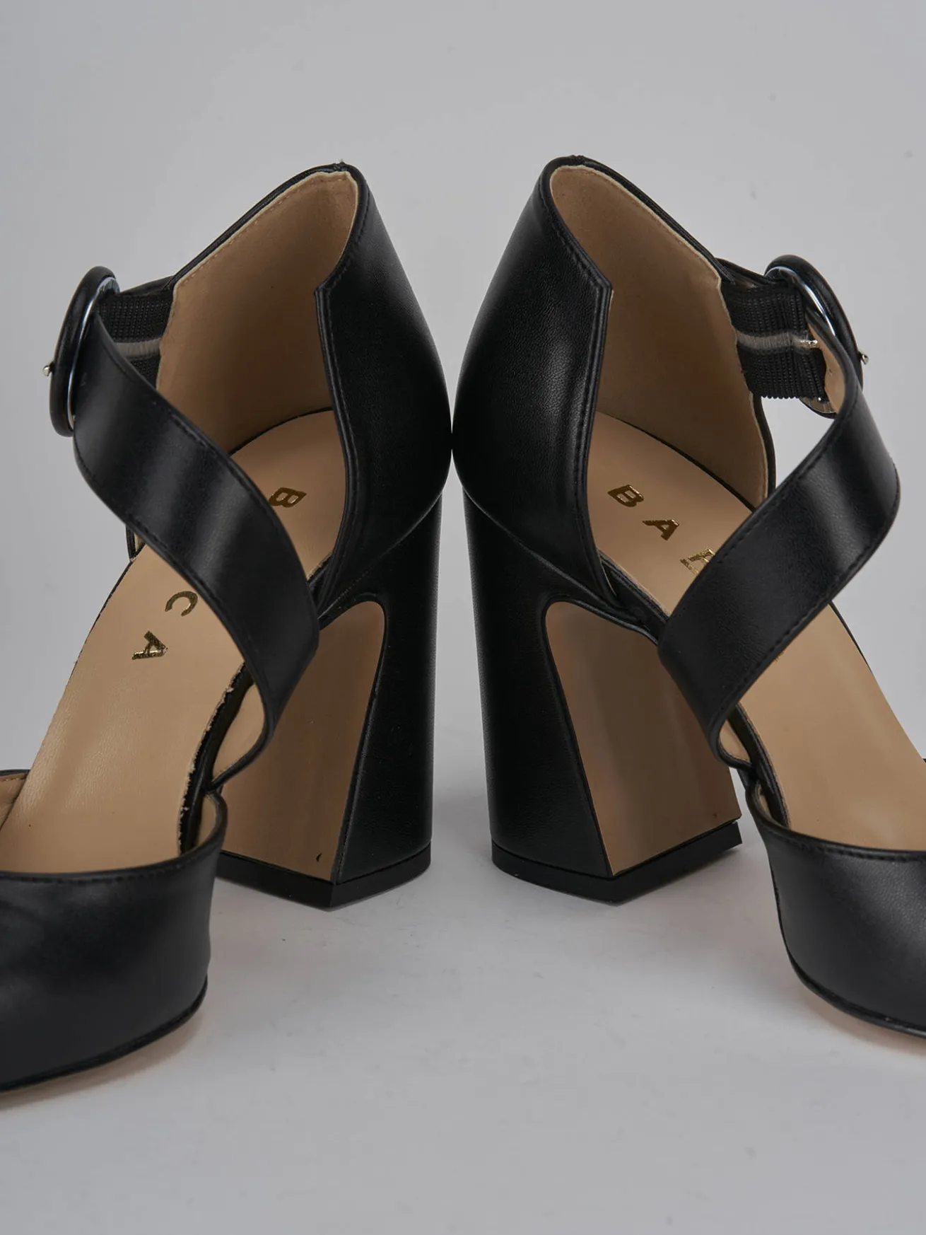 Décolleté tacco 9cm pelle nero