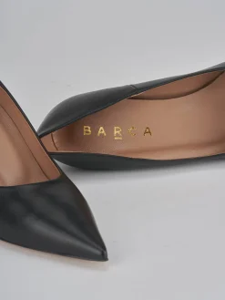 Décolleté tacco 8cm pelle nero