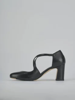 Décolleté tacco 7cm pelle nero