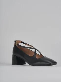 Décolleté tacco 5cm pelle nero