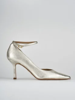 Décolleté tacco 7cm pelle oro