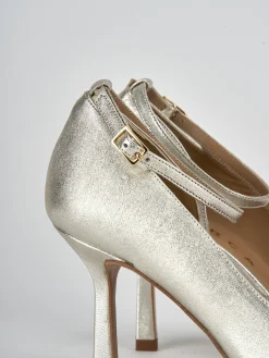 Décolleté tacco 7cm pelle oro