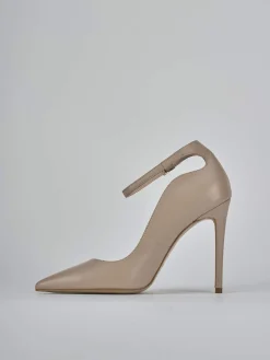 Décolleté tacco 11cm pelle rosa