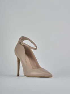 Décolleté tacco 11cm pelle rosa