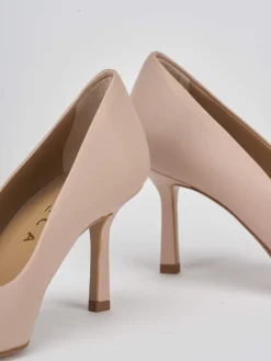 Décolleté tacco 7cm pelle rosa