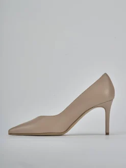 Décolleté tacco 7cm pelle rosa