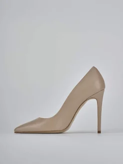 Décolleté tacco 10cm pelle rosa