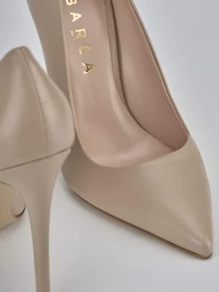 Décolleté tacco 10cm pelle rosa