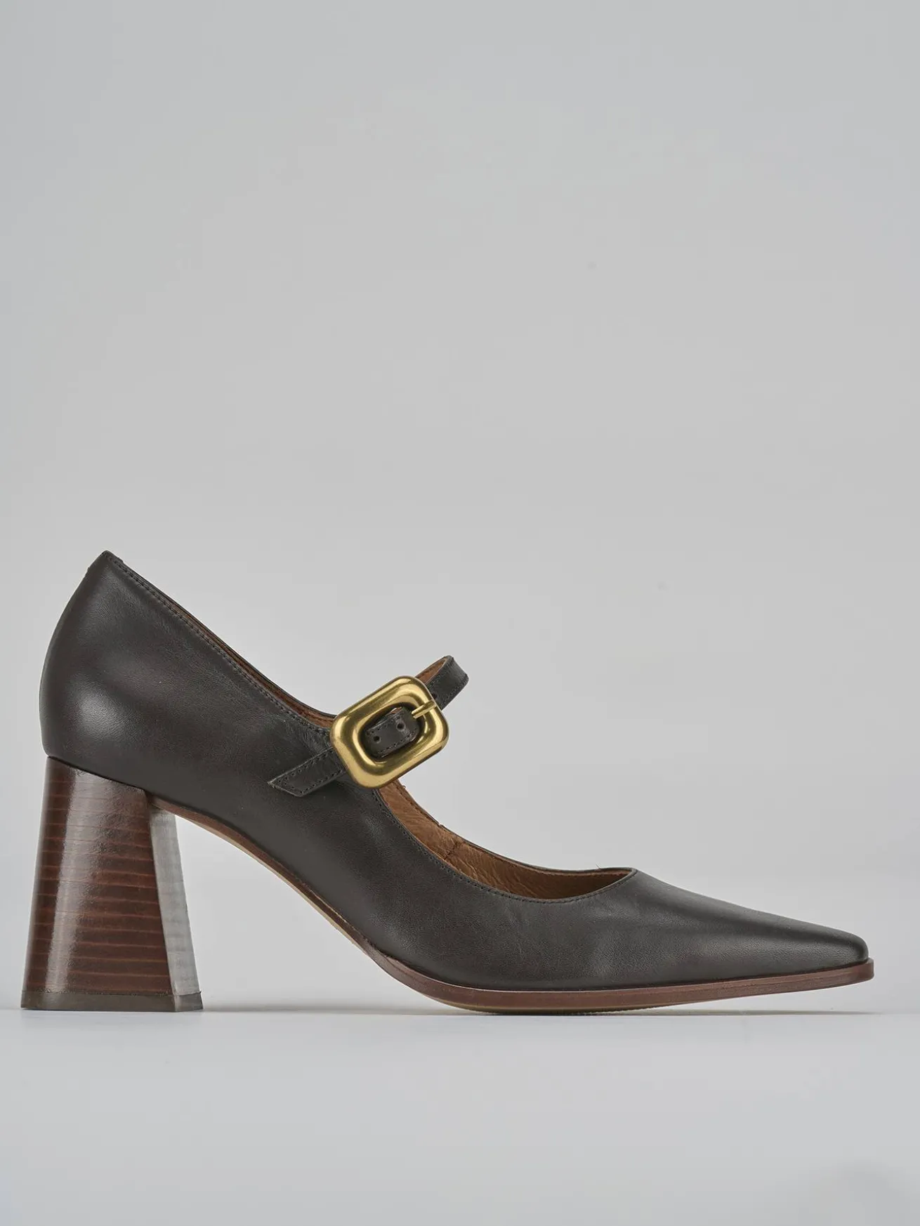 Décolleté tacco 7cm pelle testa