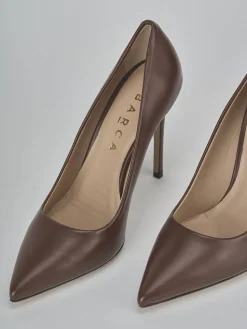 Décolleté tacco 10cm pelle testa