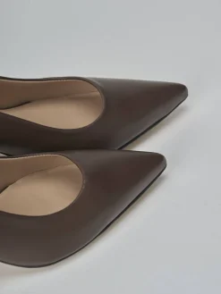 Décolleté tacco 5cm pelle testa