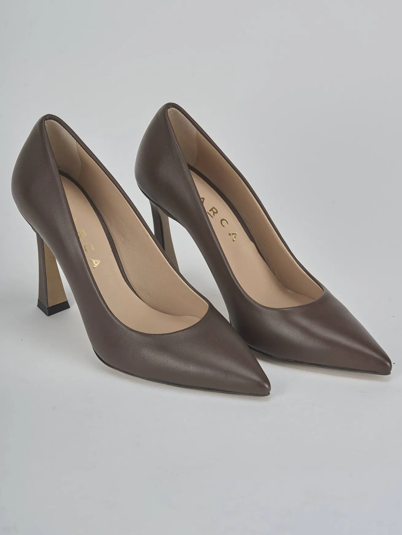 Décolleté tacco 11cm pelle testa