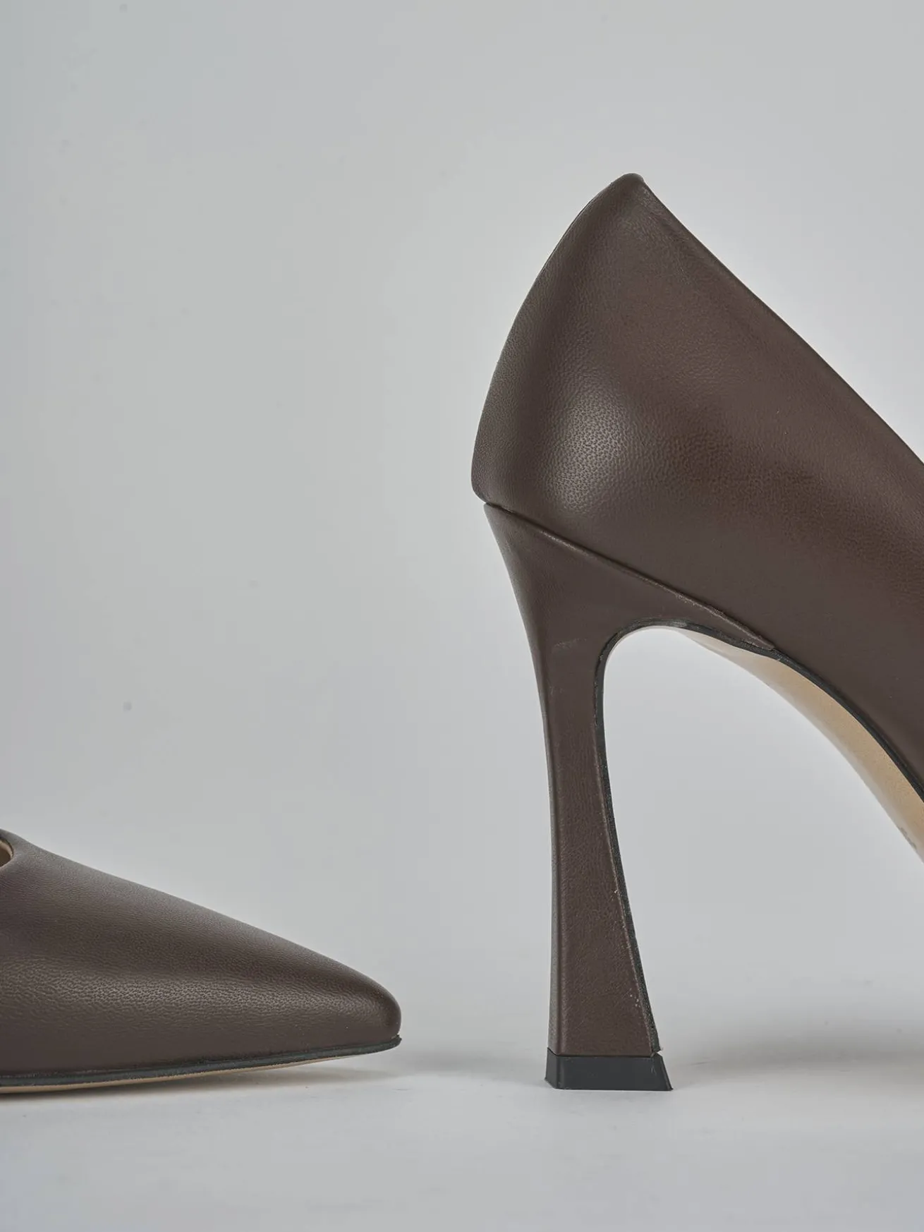 Décolleté tacco 11cm pelle testa