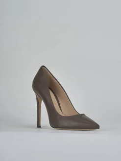 Décolleté tacco 10cm pelle testa